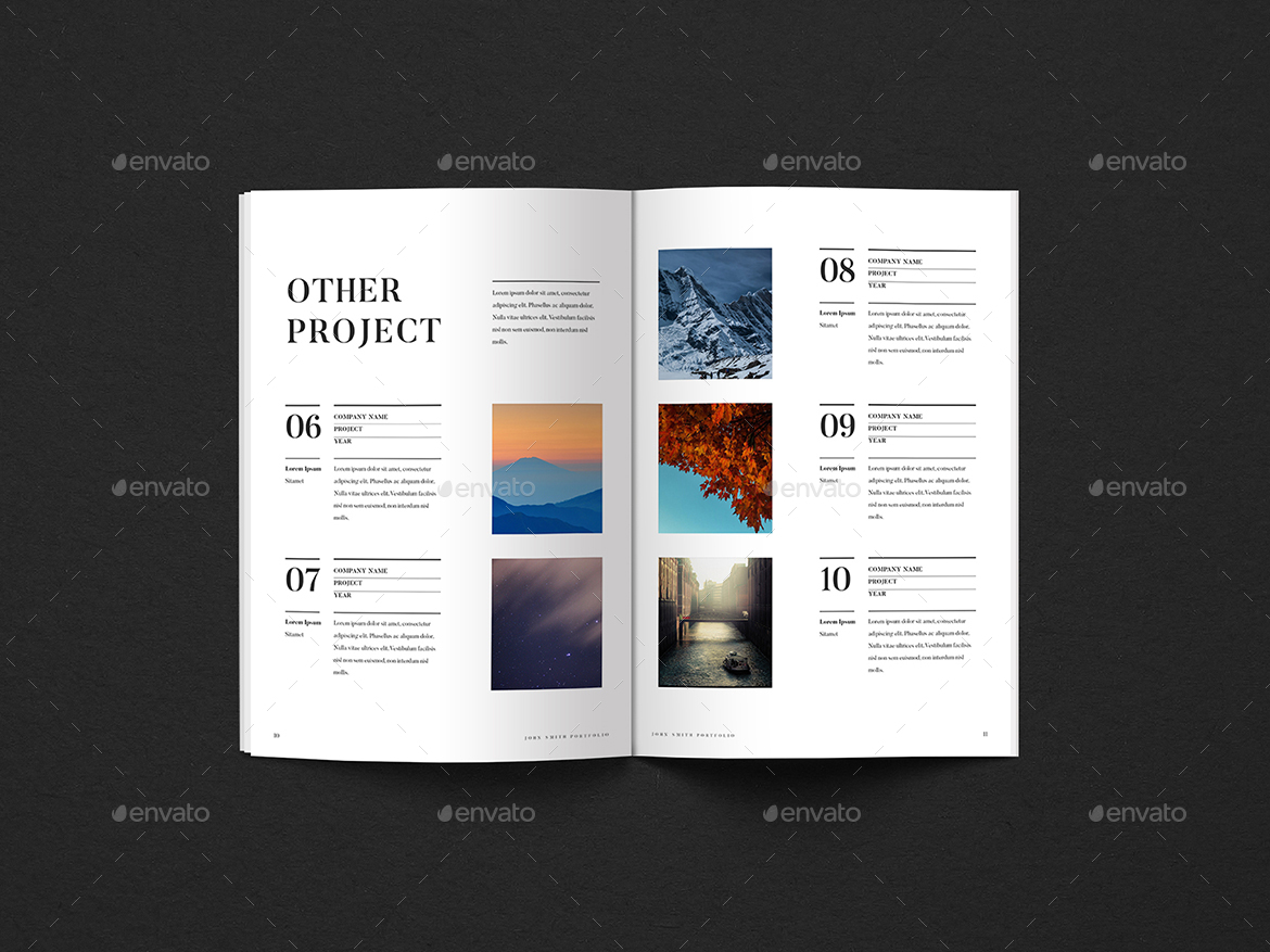 Newspaper Portfolio Brochure, Print Templates GraphicRiver